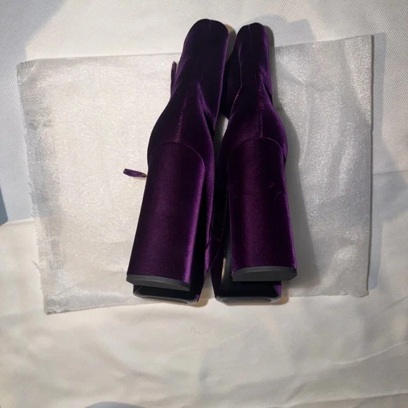 PRADA CALZATURE DONNA Platform Boots| size 40.5 | Color - Mora (Purple) - Picture 5 of 17